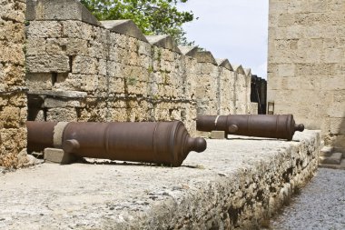 Kale st john Şövalyeleri Rodos Adası Yunanistan