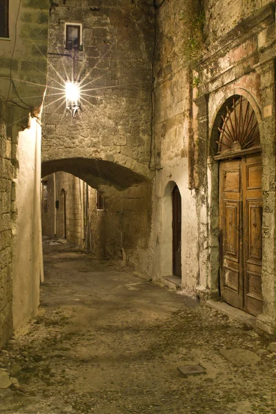 Средневековый город Родос в Греции — стоковое фото