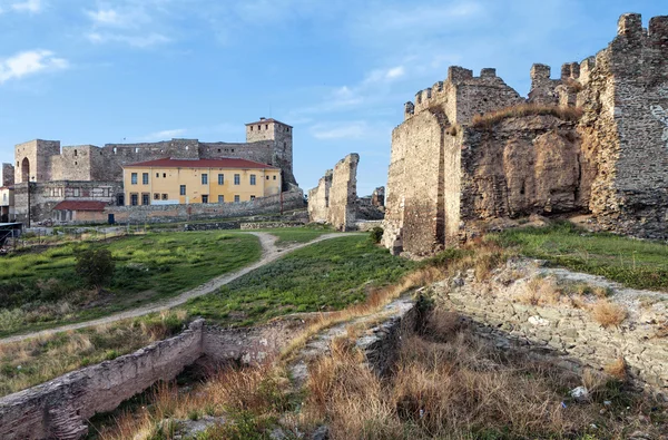 Jenn bärda medeltida slott i thessaloniki, Grekland — Stockfoto