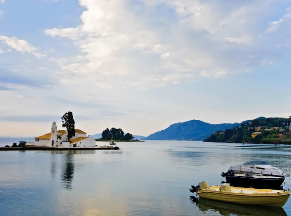 Pontikonisi area at Corfu island in Greece — Stock Photo, Image