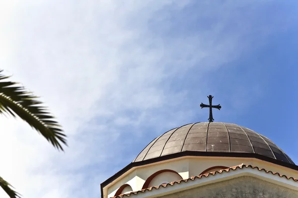 Orthodox church at Kavala city in Greece — Stock Photo, Image