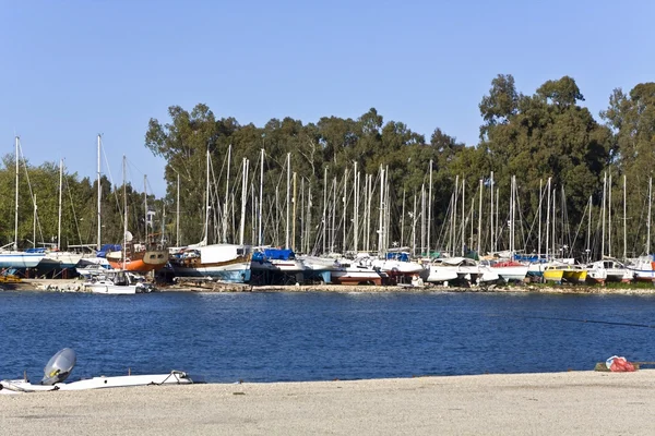 Port av preveza city i Grekland — Stockfoto