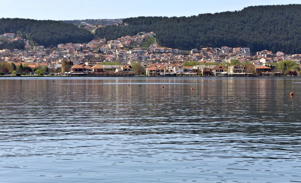 Sjön ioannina stad i Grekland — Stockfoto