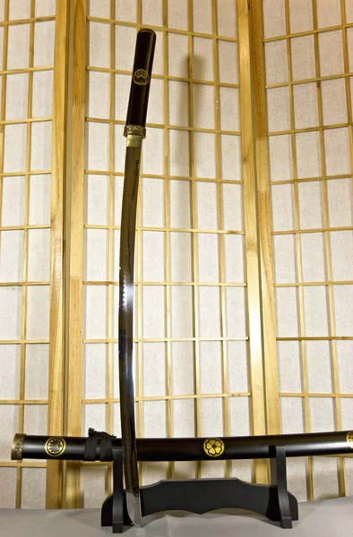 Traditional Japanese samurai sword — Stock Photo, Image