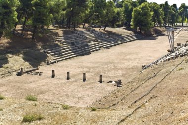 Antik epidaurus Yunanistan. stadyum.