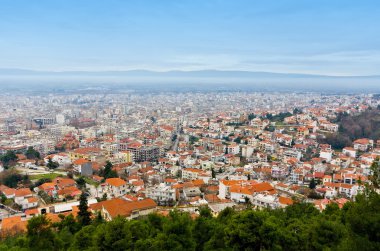 Serres city at north Greece clipart