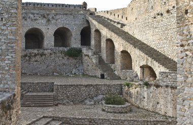 palamidi Kalesi, nafplio şehir Yunanistan