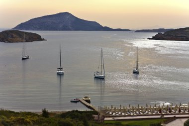Cape sounio alan attica, Yunanistan
