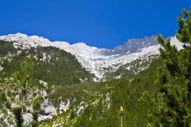 Olympus Dağı ve üst mytikas Yunanistan