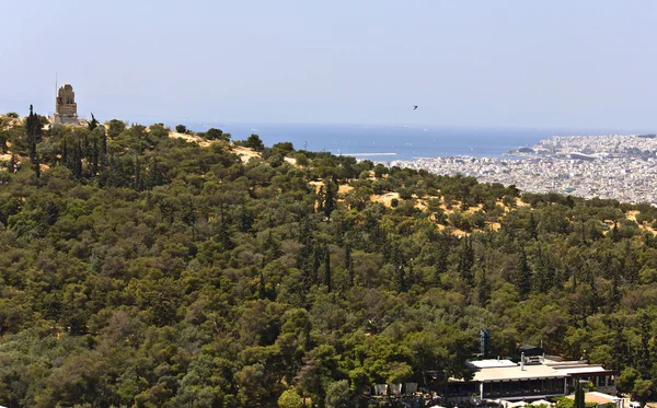 Philopappus heuvel in Athene, Griekenland — Stockfoto