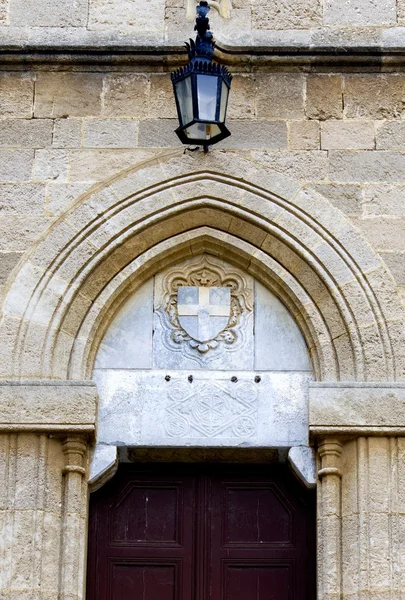 Palais du Grand Maître sur l'île de Rhodes, Grèce — Photo