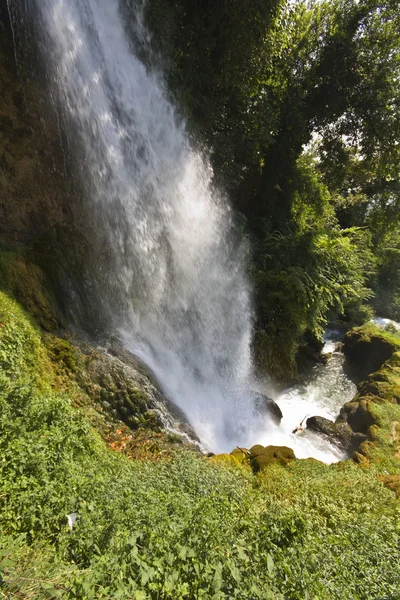 Vízesés Edessa város Görögországban — Stock Fotó