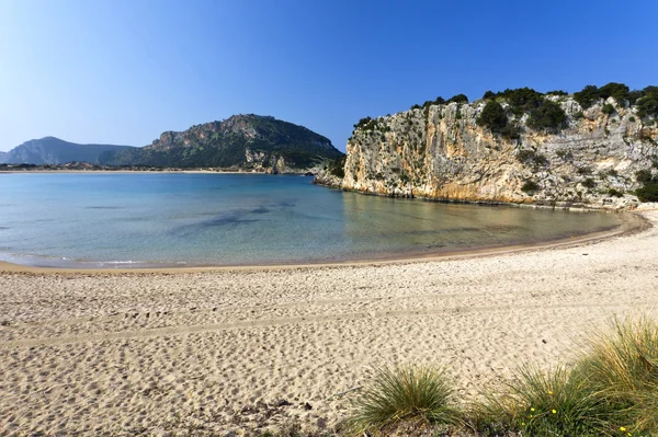 Malowniczej plaży w Grecji — Zdjęcie stockowe