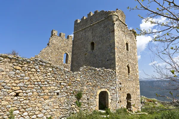 Castello di Zarnata a Mani, Grecia — Foto Stock