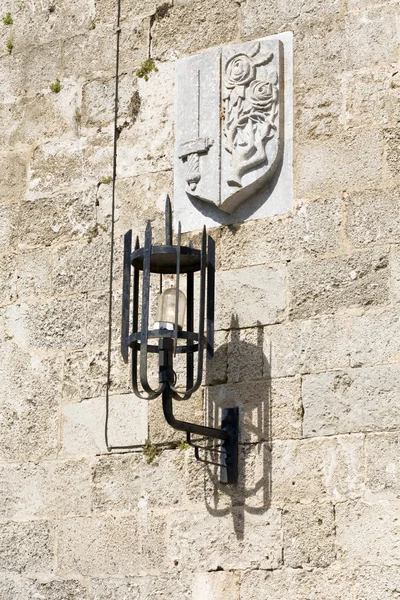 Cidade medieval da ilha de Rodes na Grécia — Fotografia de Stock