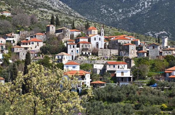 Traditional village of Thalames at Mani, Greece — Stockfoto