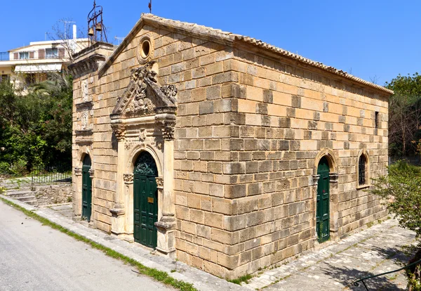 Starý kostel na ostrově zakynthos v Řecku — Stock fotografie