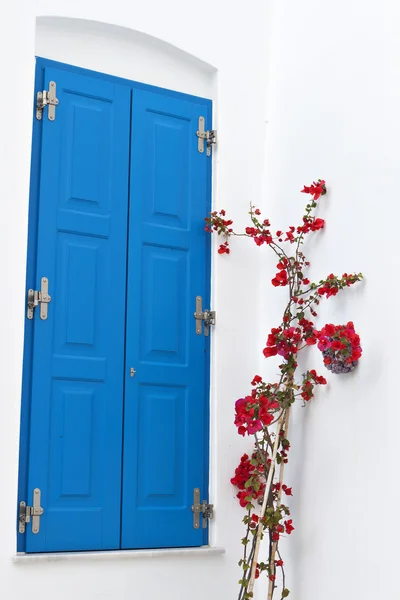 Традиционные дома на греческих островах — стоковое фото