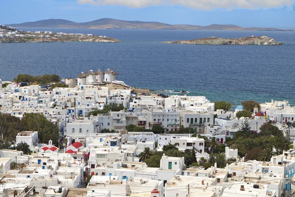 Destino turístico de la isla de Mykonos en Grecia — Foto de Stock