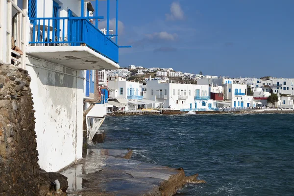 Cíl cesty z ostrova mykonos v Řecku — Stock fotografie