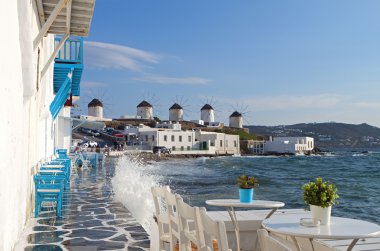 Yunanistan'da mykonos Adası seyahat hedef
