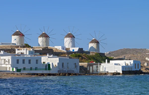 Destino turístico de la isla de Mykonos en Grecia —  Fotos de Stock