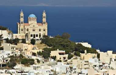 Syros island in Greece clipart