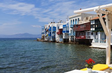 Myconos island in Greece clipart
