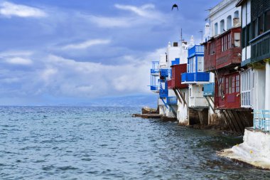 Mykonos island in Greece clipart