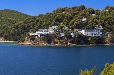Skiathos island in Greece clipart
