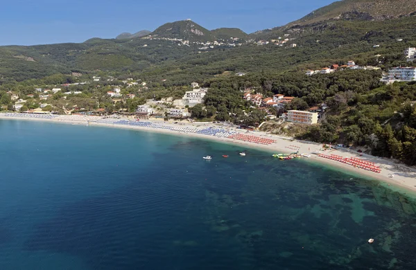 Stranden nära parga i Grekland — Stockfoto