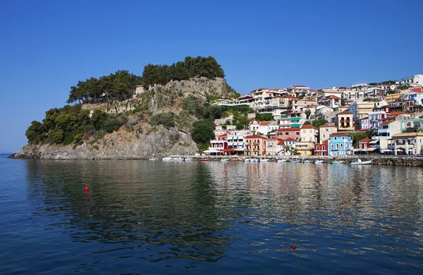 Parga bay and town in Greece — Stock Photo, Image