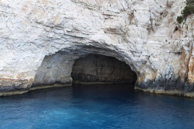 mavi deniz mağaraları İyon Denizi, Yunanistan