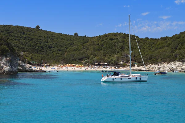 Antipaxos island, Görögország Stock Kép