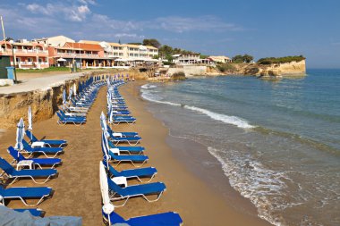 Sidari beach, Yunanistan'ın Korfu Adası