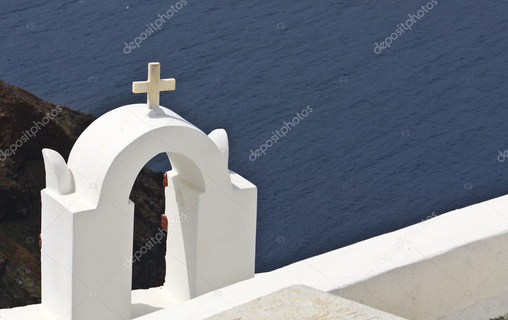 Santorini island in Greece