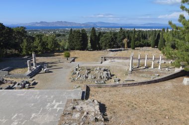 asclepio Yunanistan kos Adası'nın antik sitesi