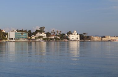 simge ve Yunanistan kos adasının başkenti manzaraları