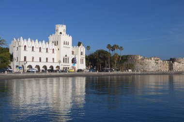 simge ve Yunanistan kos adasının başkenti manzaraları
