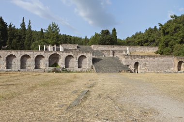 asclepio Yunanistan kos Adası'nın antik sitesi