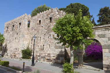 şehir manzarası ve Yunanistan kos adasından yerler