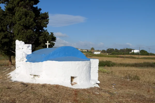 Yunanistan kos Adası'nda eski Şapeli — Stok fotoğraf