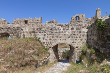 Yunanistan kos Adası'nda antimacheia Kalesi