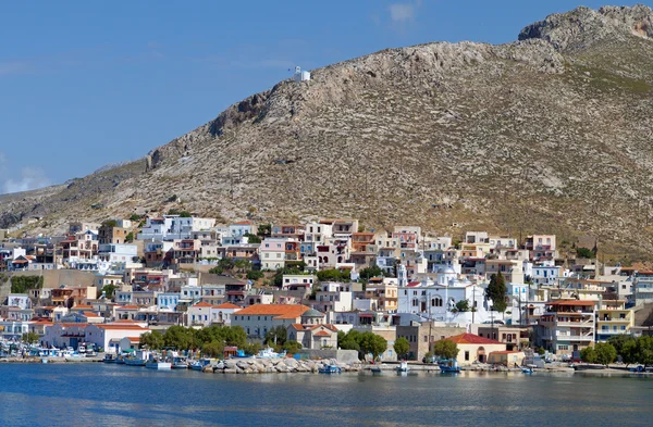 Ilha Kalymnos na Grécia. O porto — Fotografia de Stock