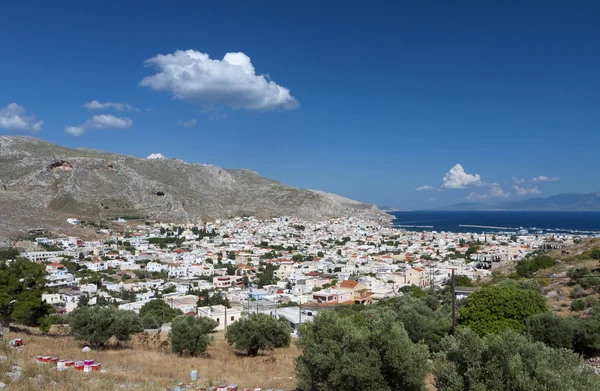 Výhled z ostrova kalymnos v Řecku — Stock fotografie