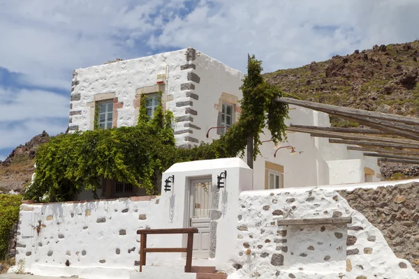 Monasterio de la cueva de Apocalipsis en la isla de Patmos en Grecia — Foto de Stock