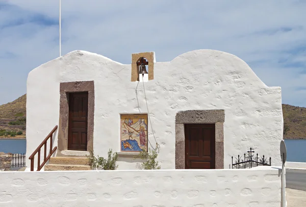 Alte Kirchen auf der Insel Patmos in Griechenland — Stockfoto