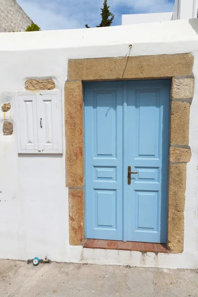 Традиционная архитектура Греции — стоковое фото