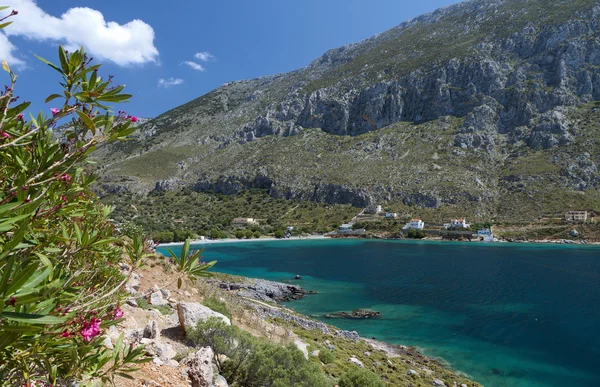 Výhled z ostrova kalymnos v Řecku Stock Fotografie