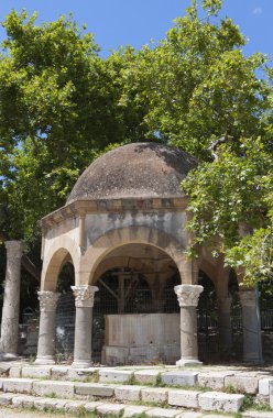 Şehir Manzaralı ve Yunanistan Kos adasından tarihi yerler